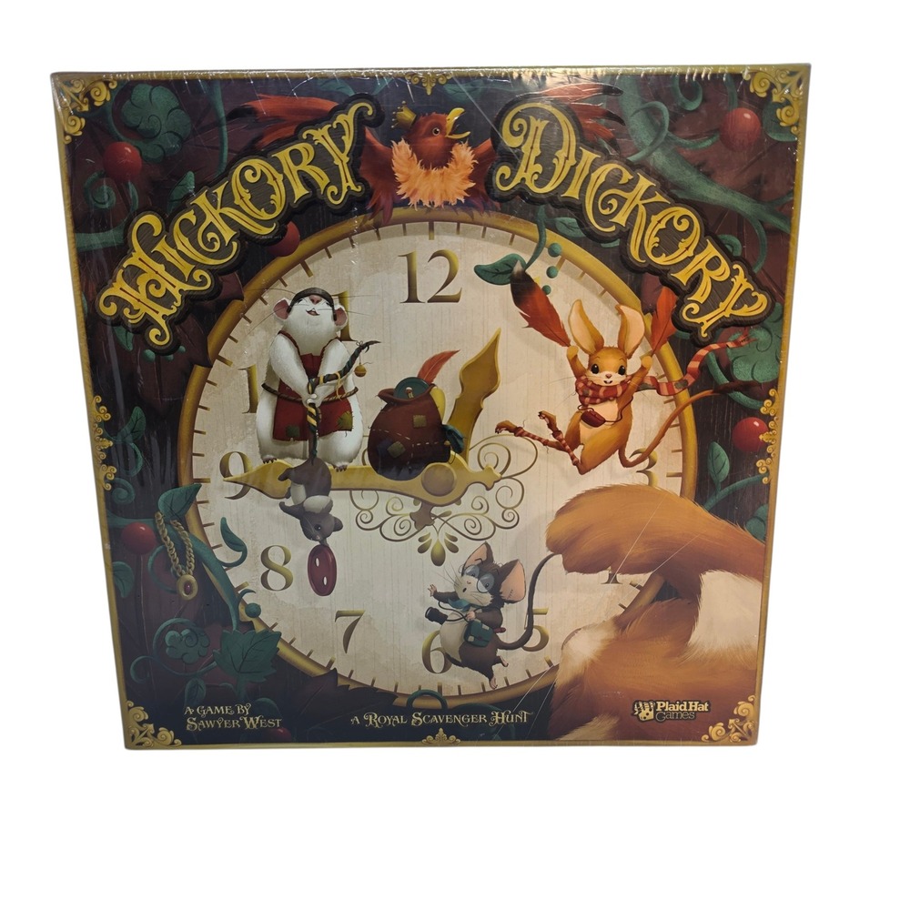 Hickory Dickory Board‎ Game Plaid Hat Games Royal Scavenger Hunt New Sealed